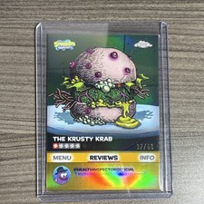 2025 Topps Chrome SpongeBob SquarePants Nasty Patty BB-13 /50