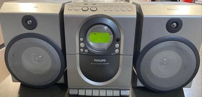 Philips MC138/37 AM/FM Radio Cassette CD Player Everything Tested Works Great!!