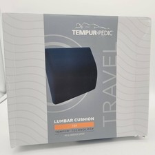 Tempur-Pedic Travel Lumbar Pillow – Compact Memory Foam Lower Back Cushion