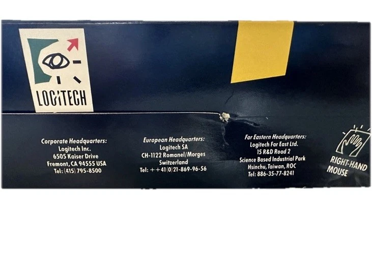 Logitech MouseMan - IBM PC, XT, AT, PS/1 PS/2 - SERIAL VERSION 1990 NEW IN BOX - Image 4 of 4