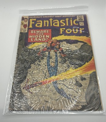 Fantastic Four #47 2nd Black Bolt 1st Maximus & Alpa Primitives Marvel 1966