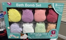 SQUISHMALLOWS BATH BOMB SET OF EIGHT 5.3 OZ EACH 8 SCENTS