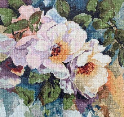 Luca S Counted Cross Stitch Kit Roses B2402 Needlecraft