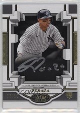 2023 Topps Tier One Break Out Silver Ink 6/10 Oswald Peraza #BOA-OP1 Auto 6ns