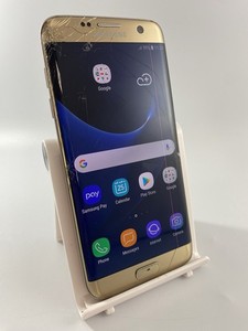 Samsung Galaxy S7 Edge Gold entsperrt 32GB 5,5" 12MP Android Smartphone #C09