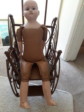 Antique C1910/20 Melba Doll England, 26" tall. Chair listed separately.