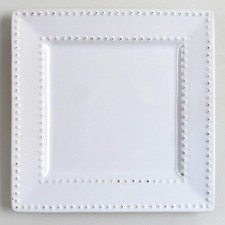 Home Essentials Beaded Square White Square Sa...