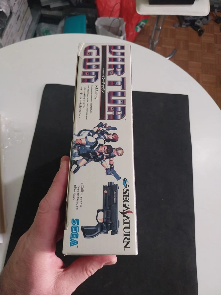 VIRTUA GUN PISTOLA HSS-0152 SEGA SATURN GIAPPONESE USATA CON SCATOLA E GIOCO!! - Immagine 4 di 4