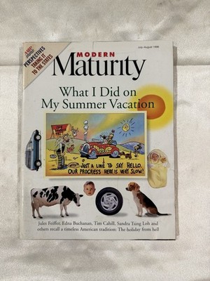 Modern Maturity Magazine July August 1996 What I Did On My Summer Vacation