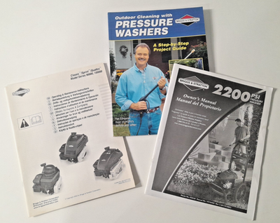 #ad Briggs amp; Stratton 2200 PSI Pressure Washer amp; Engine Operators Manual Guide Lot $30.00