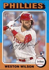 2024 Topps Heritage - Rookies Weston Wilson #105 (RC)