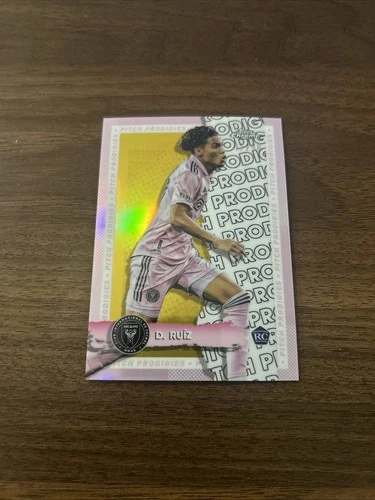 2024 Topps Chrome MLS David Ruiz Rookie Pitch Prodigies Gold Refractor /50 SP