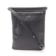 SAINT LAURENT PARIS Shoulder Bag Leather Black TCT581697・1023 #RC4144