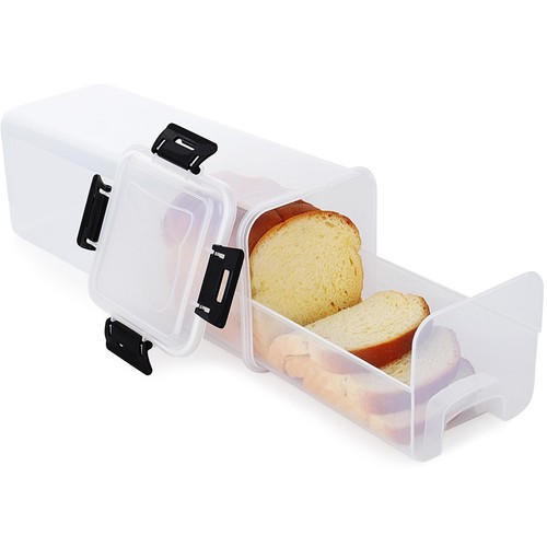 2xFresh Bread Storage Container Sandwich Bread Holder for Camping Trips Hiking - Picture 6 of 7