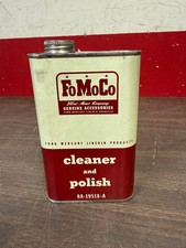 Vintage 1949 1950s Ford Cleaner Polish Display Collector Can Nos Nice 826