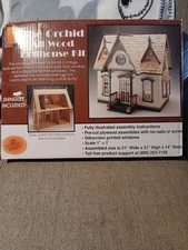 VTG The Orchid Victorian Cottage All Wood Dollhouse Kit USA Corona Concepts NEW