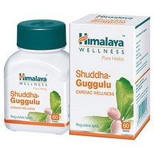 1 X Himalaya Shuddha Guggulu 60 Capsules for Healthy Life / Free Ship