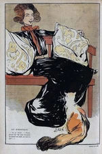 🖼️ Xavier Gosé Art Nouveau Poster - French Vintage Illustration - Retro Home