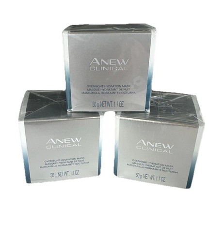 3er Pack Avon Anew Clinical Trinkmaske über Nacht NEU versiegelte Verpackung! 1,7oz Lot