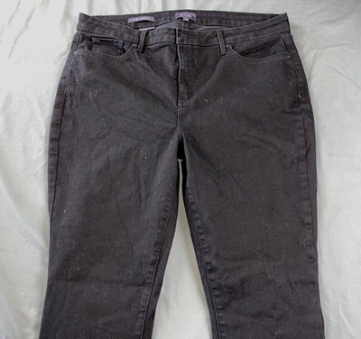 NYDJ Lift/Tuck Stretch 'Alina Legging' Jeans. Black, Women's Size 14. NWOT!!