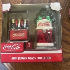 Mini verre soufflé collection Coca-Cola objets Kavanagh. Ca 239124.