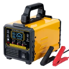 12V & 24V Car Battery Charger Heavy Duty, 0-15A Automatic Battery Maintainer NEW