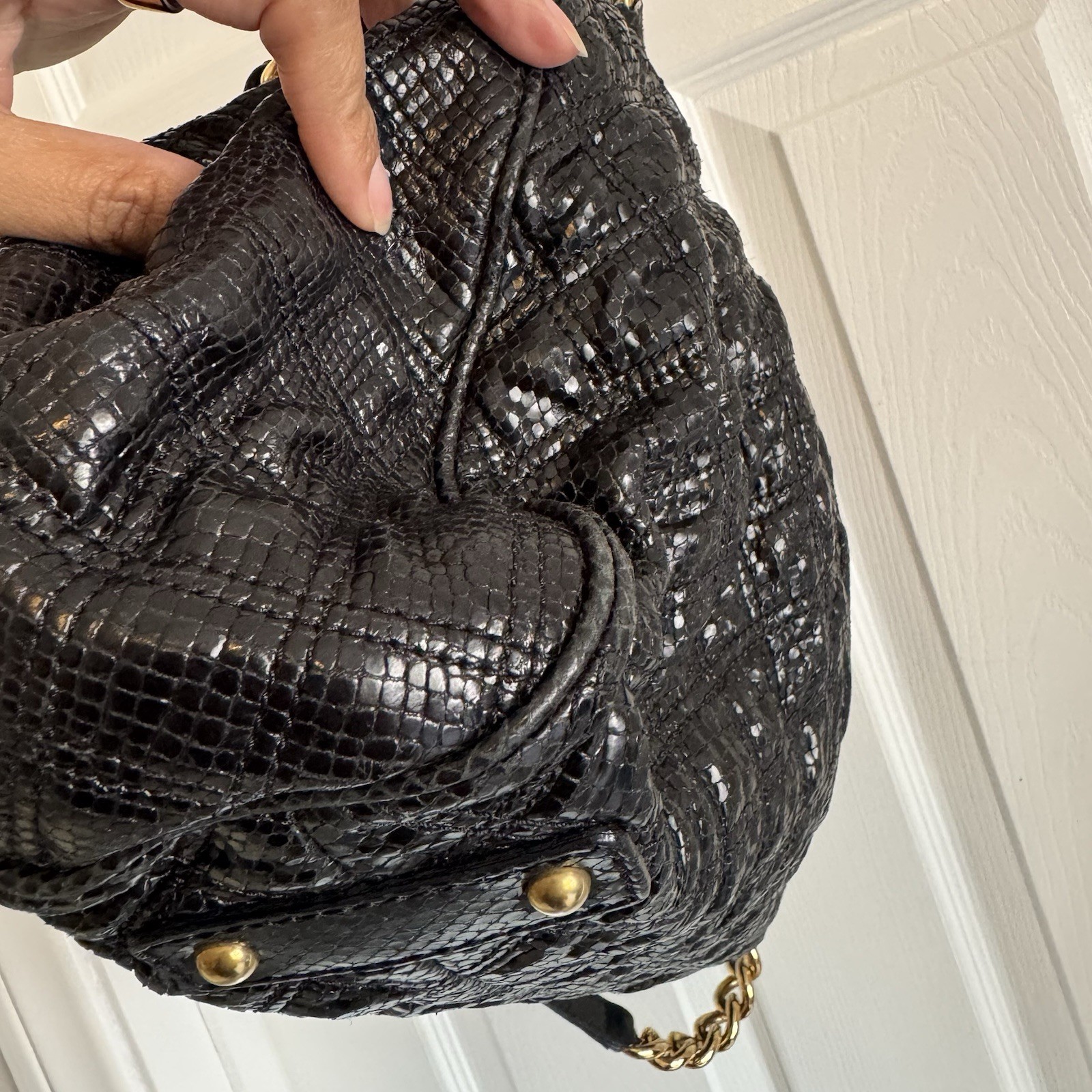 Rare Marc Jacobs SS 2010 Desir Python Embossed St… - image 5