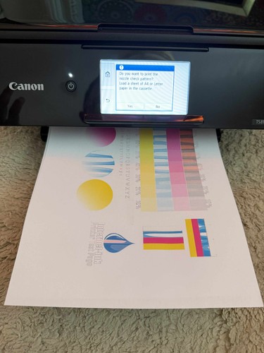 Canon PIXMA TS8150 A4 Colour Multifunction Inkjet Printer Touchscreen Black - Picture 7 of 18