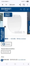   Bio Bidet  BB-2000 Elongated Smart Toilet Seat - White