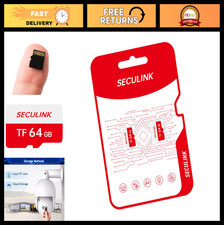 64GB TF Memory Card Class 10 - High Speed, FAT32, Ideal for Security Cameras  D