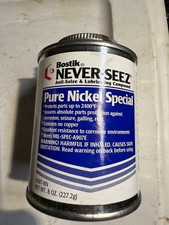 Bostik Never Seez Anti- Seize  Lubricating Compund Pure Nickel Special.