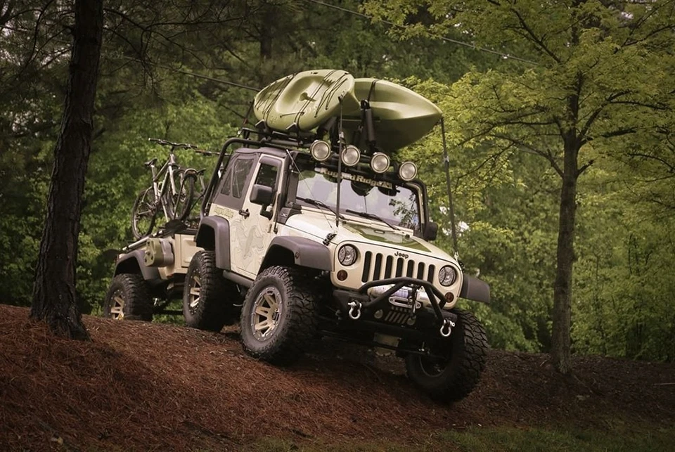 For Jeep Wrangler JK 2018 Rugged Ridge 11703.01 Sherpa Roof Rack Foto 3 de 3