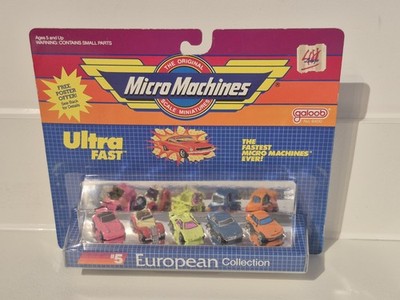 Galoob Micro Machines 1989 Sealed Set #5 European Collection