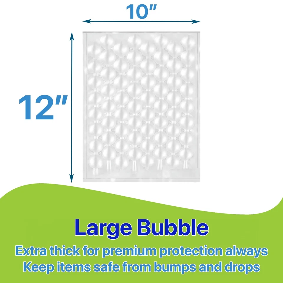 Bubble Wrap Protection Clear 12 inch Air Cushion Inflatable Pillow Bag Packing - Image 2 of 4
