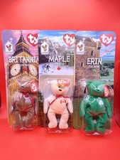 Ty Beanie Babies International Bears - Set of McDonald  s 1999 New in Box RARE 