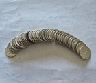 Silver Washington Quarters Full Roll (40) 90% Silver Mixed Dates
