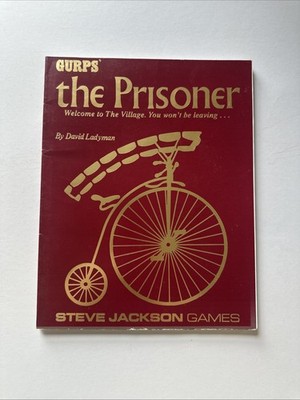 GURPS The Prisoner, Steve Jackson RPG Buch SJG01295 6030 1. Auflage 1988