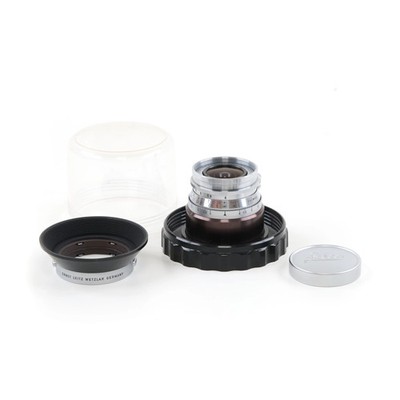 LEITZ 21MM F4 SUPER-ANGULON M39 SET + IWKOO HOOD SUOON / 11002K #5793
