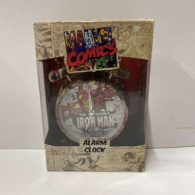 Classic Iron Man Retro Alarm Clock Marvel Comics Heroes New In Box