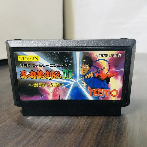 Ninja Ryukenden 3 Nintendo Famicom Tecmo 1991 Japanese Version TCF-3N Action