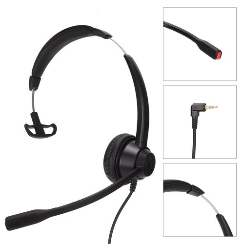 Telefon Zestaw słuchawkowy Regulacja głośności Mic Mute Monoural 2,5 mm Biznesowy zestaw słuchawkowy FY - Zdjęcie 18 z 22