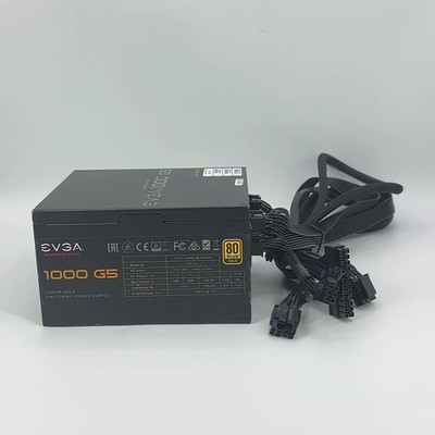 EVGA SuperNova 220-G5-1000 80 Plus Gold 1000W Fully Modular Switching Power Supp