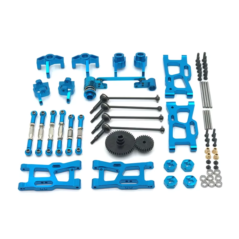 For Wltoys 124016 124017 -18 124019 144001144010 RC Car Parts Metal Upgrade Kit