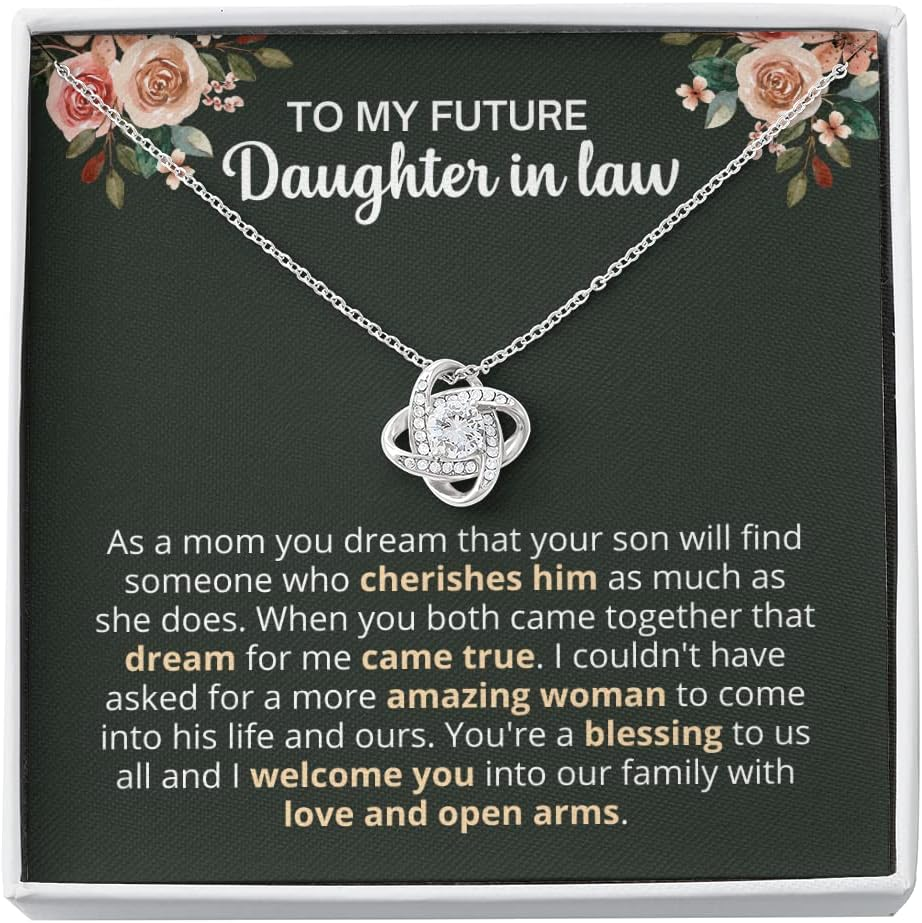 Future Daughter in Law Gifts, Wedding Present from Mother in Law to Bride or Son