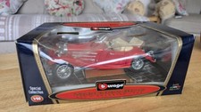 Burago 1/20 - Mercedes Benz 500K Roadster 1936 Red 3020 Diecast Model Car