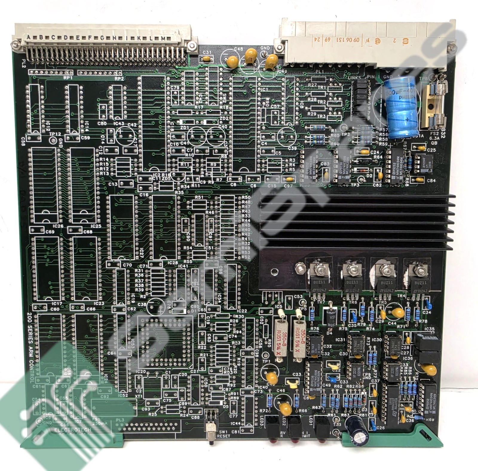 TRIKON TECHNOLOGIES A44211 ARM CONTROL PA 200 SERIES PCB ASSEMBLY