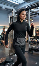 PUMA Women's Performance First Mile Lightweight Hoodie - Black, XS