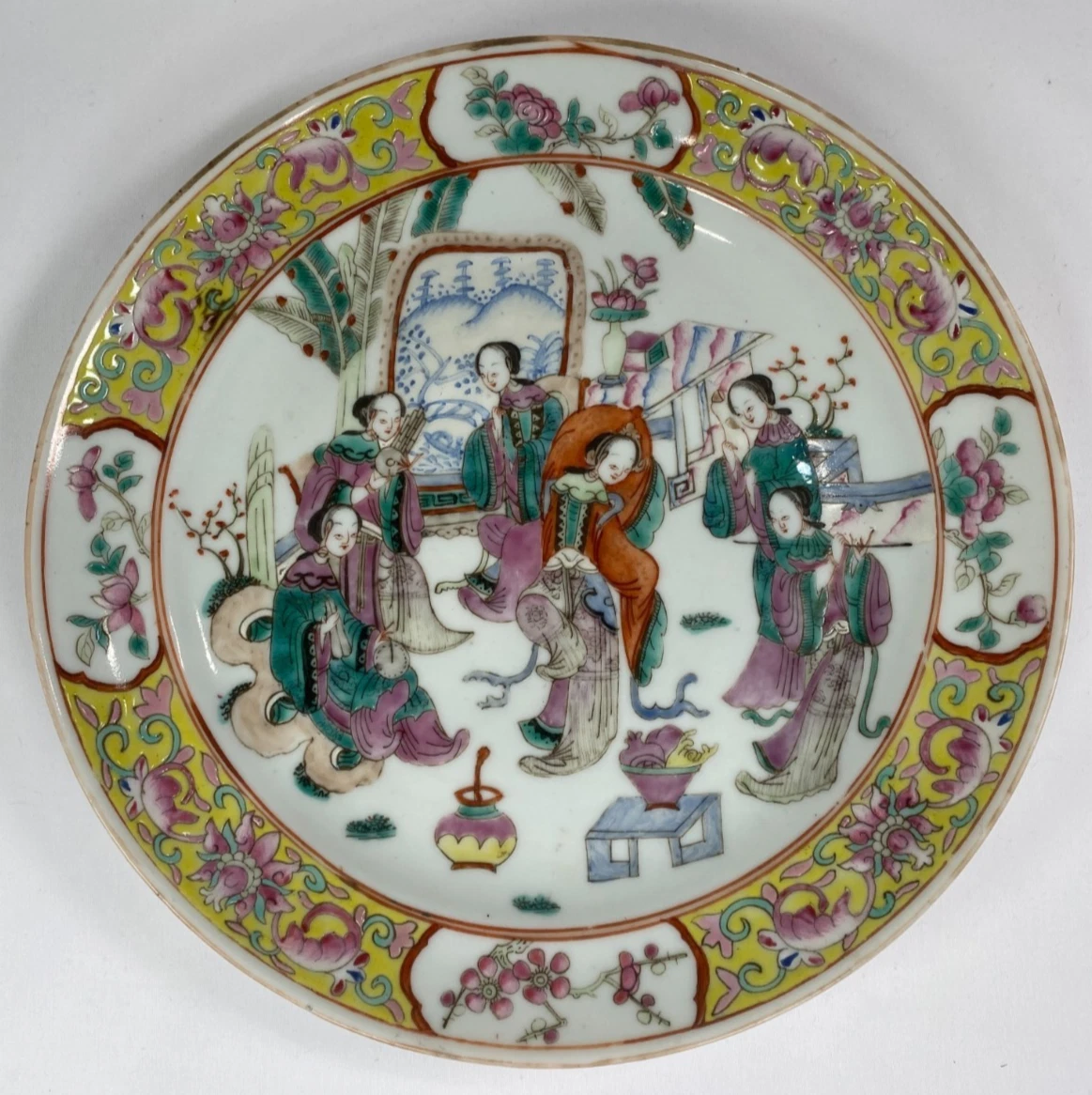 清朝瓷器在中国古董盘子| eBay