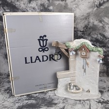 Lladro It's Almost Time 11" Officina Magica di Babbo Natale 6895 con scatola originale