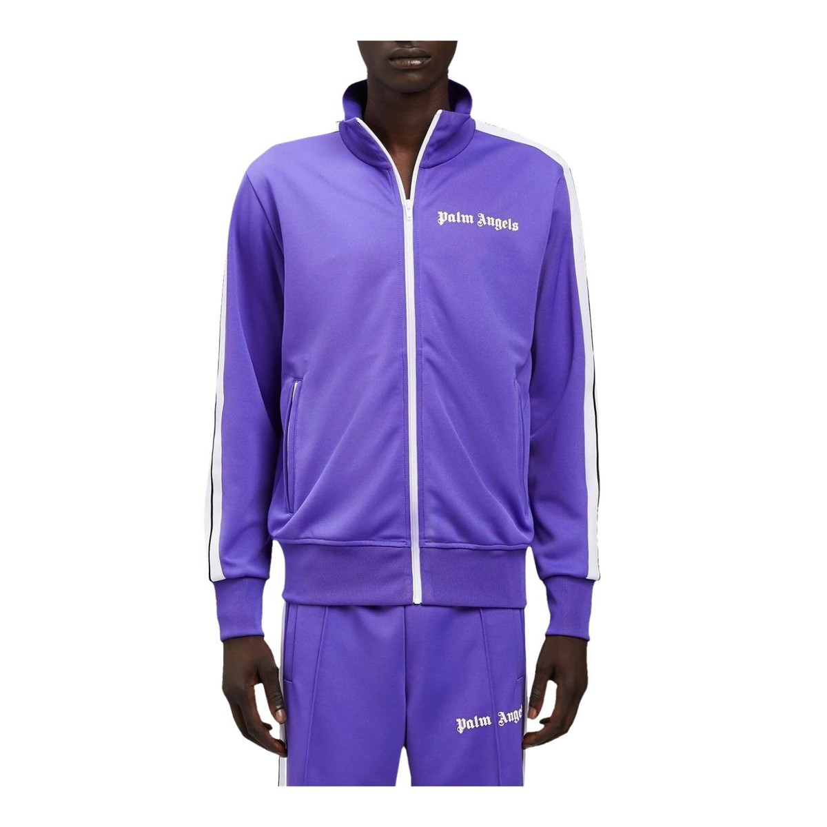 Palm Angels Purple Track Jacket Purple/White | eBay